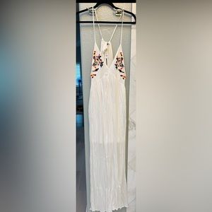 Francesca’s maxi white summer dress